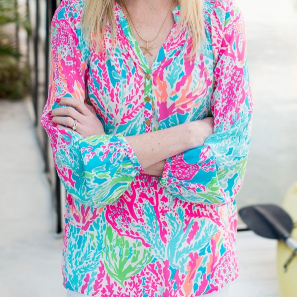 Lilly pulitzer large elsa let's cha cha holy grail